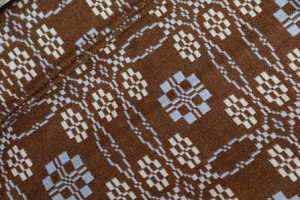 Cinnamon & Flax Blue Peony Baby Blanket BBN01